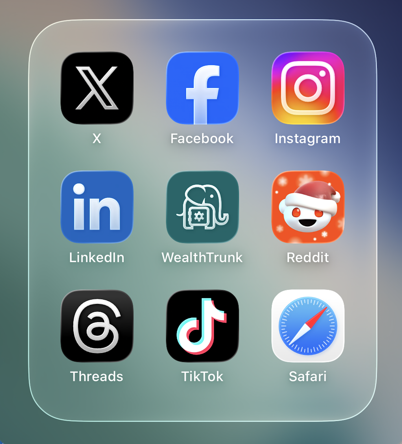 Example social media posts